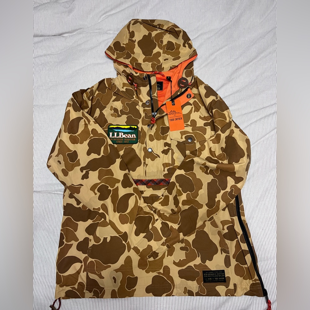 NWT Limited Edition L.L.Bean x Todd Snyder Packable Anorak Camo
